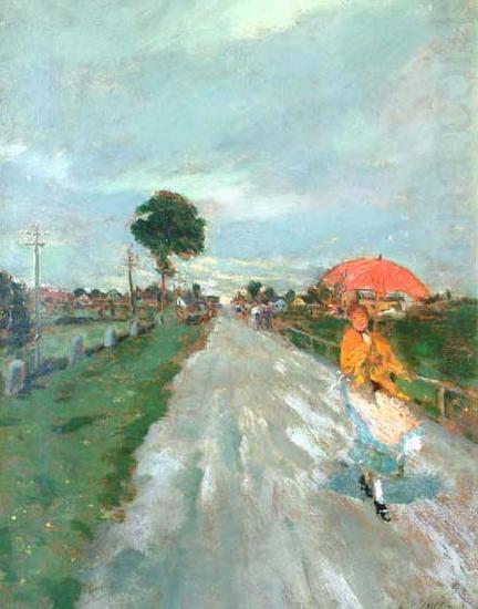 Lajos Deak-ebner On the Road china oil painting image